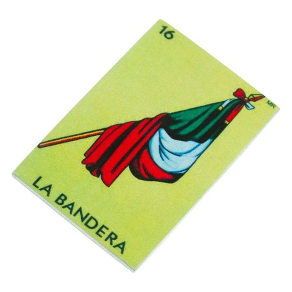 Alternate image for Mexican Wood Magnet with Mexican Flag Decoupage Mexican Pride