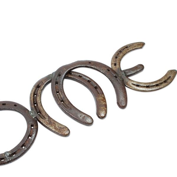 Alternate image for Handcrafted Brown Iron Horseshoe Wall Decoration from Mexico Iron Greetings
