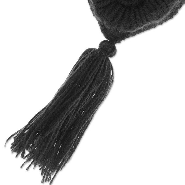 Alternate image for Coal Wool Felt Ornament with Cotton Embroidery Little Coal Heart