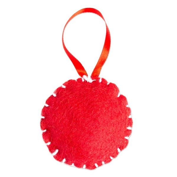 Alternate image for Mexican Christmas Ornament Handcrafted from Felt Festive Santa