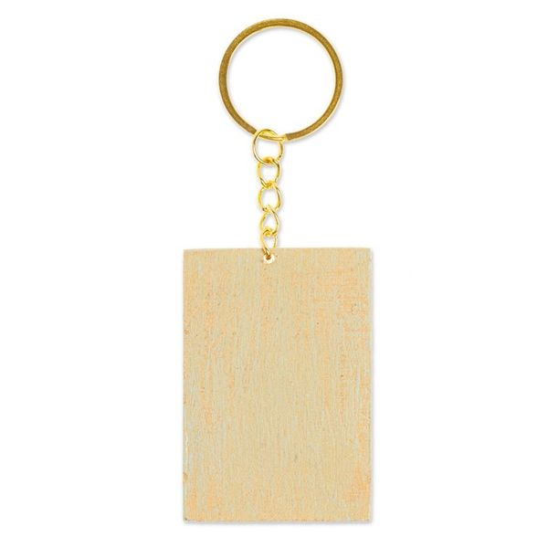 Alternate image for Decoupage Wooden Keychain With Mexican Flag Motif Mexican Flag