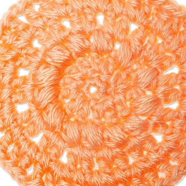 Alternate image for Set of 4 Handmade Petal Pink Crocheted Coasters Petal Pink Pinwheel