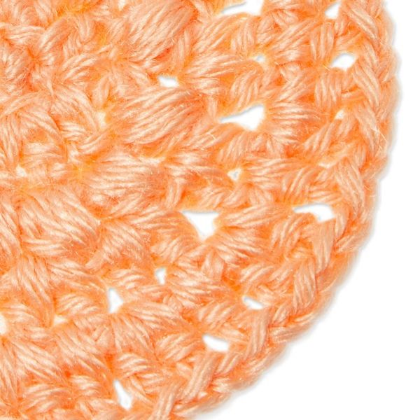 Alternate image for Set of 4 Handmade Petal Pink Crocheted Coasters Petal Pink Pinwheel