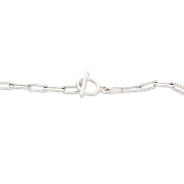 Alternate image for High-Polished Floral Sterling Silver Statement Necklace Divine Blossoming