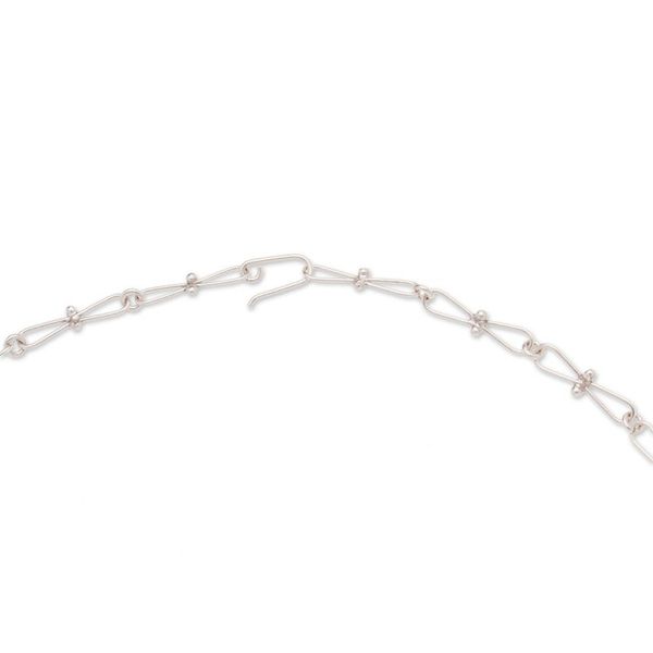 Alternate image for Heart-Shaped Sterling Silver and Copper Statement Necklace Heart of Traditions