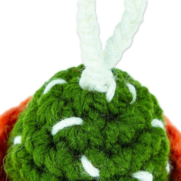 Alternate image for Cactus Crocheted Charm for Handbags Handmade in Mexico Cute Cactus