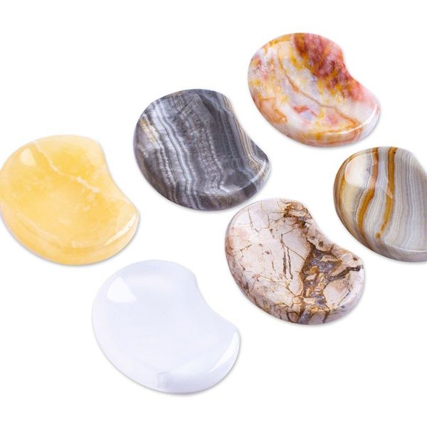 Alternate image for Set of 2 Stress-Relieving Stones Made from Reclaimed Marble Serene Limbo