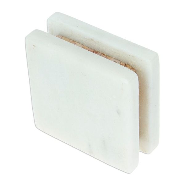 Alternate image for Modern Natural Onyx Tealight Candleholder from Mexico Minimalist Lights