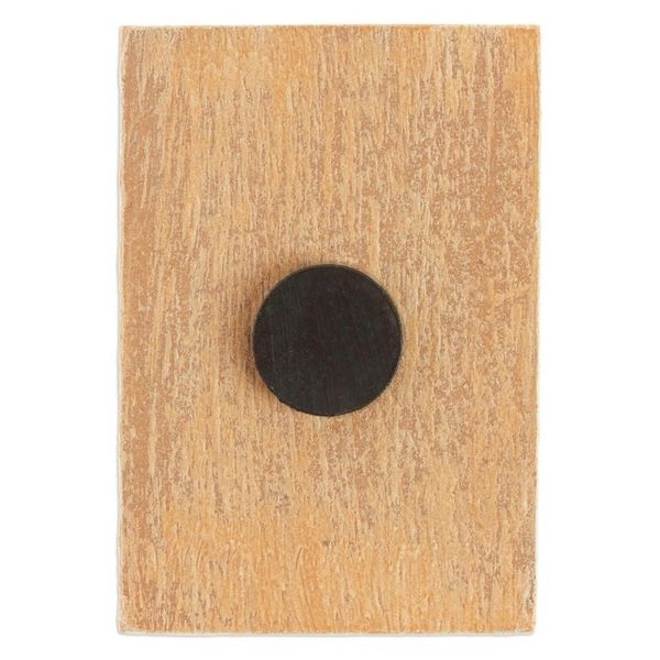 Alternate image for Mexican Wood Magnet with Red Sun Decoupage Burning Sun