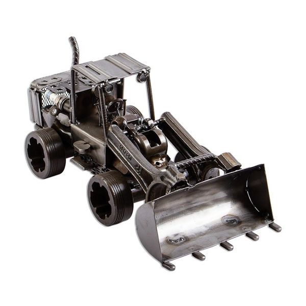 Alternate image for Rustic Metal Eco Art Loader Sculpture Rustic Loader