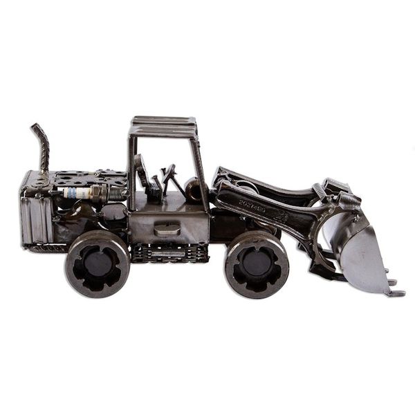Alternate image for Rustic Metal Eco Art Loader Sculpture Rustic Loader