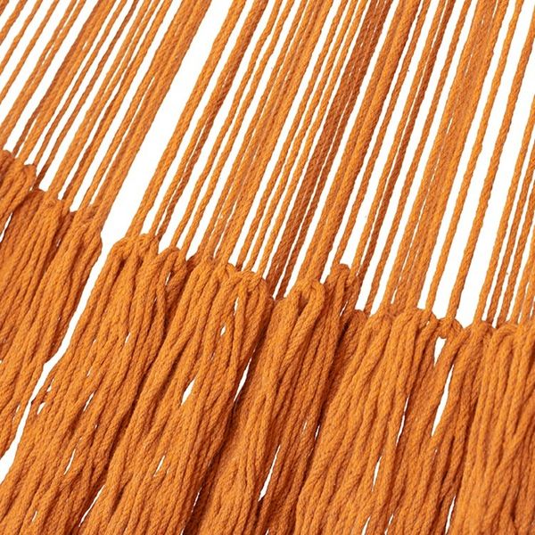 Alternate image for Flame Orange Cotton Rope Hammock Triple from Mexico Sunset Siesta
