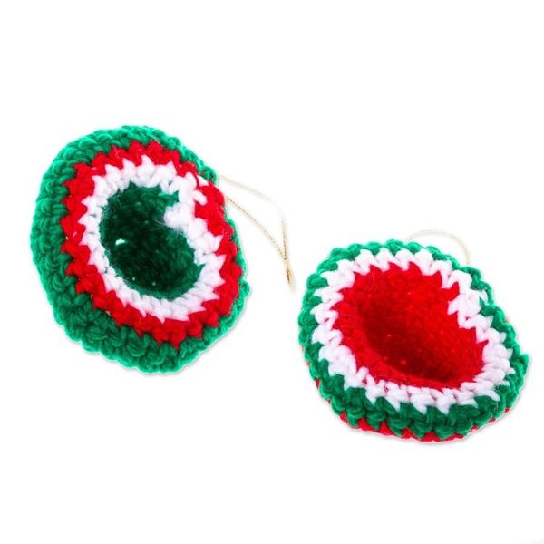 Alternate image for Red and Green Sombrero Ornaments Pair Sombrero Cheer