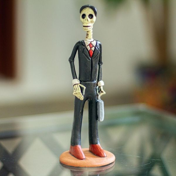 Alternate image for Hand Crafted CEO Skeleton Sculpture CEO Catrin