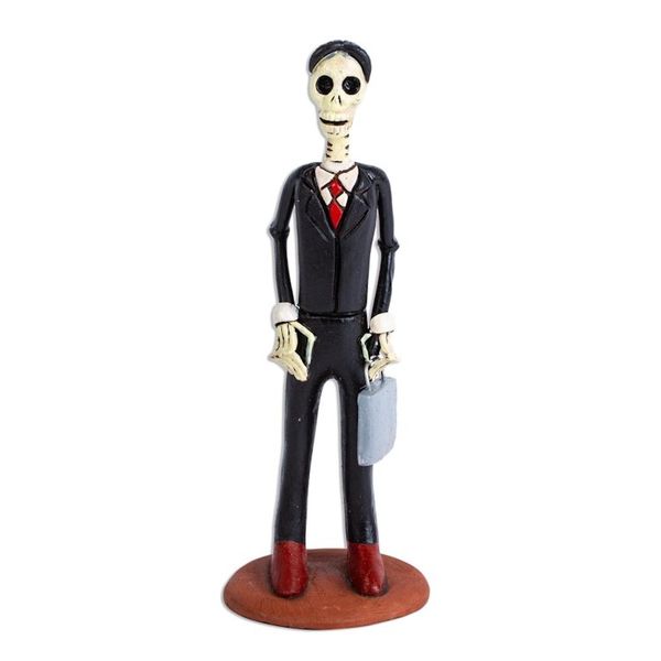 Alternate image for Hand Crafted CEO Skeleton Sculpture CEO Catrin