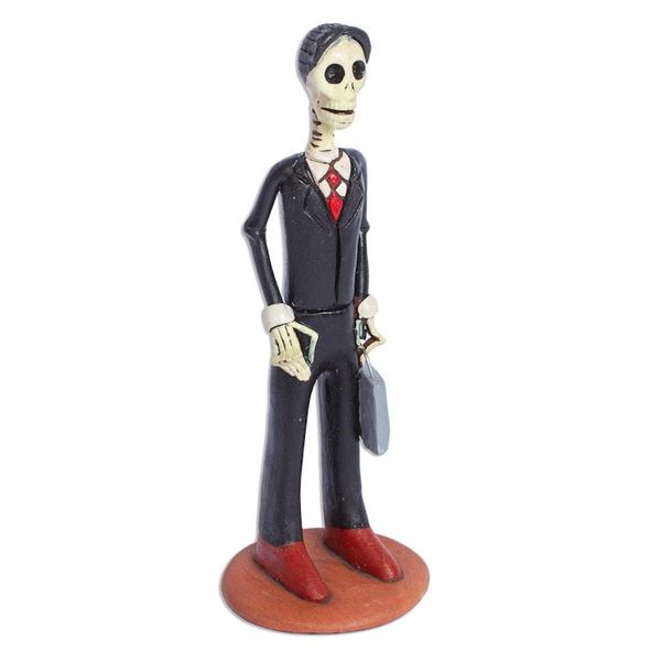 Alternate image for Hand Crafted CEO Skeleton Sculpture CEO Catrin
