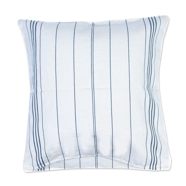 Alternate image for Smoky Grey on White Cushion Cover from Chiapas Smoky Cloud