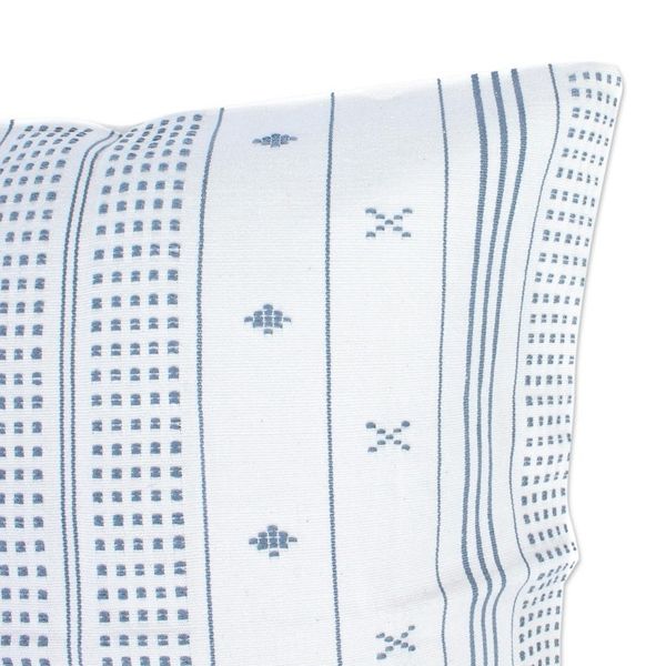 Alternate image for Smoky Grey on White Cushion Cover from Chiapas Smoky Cloud