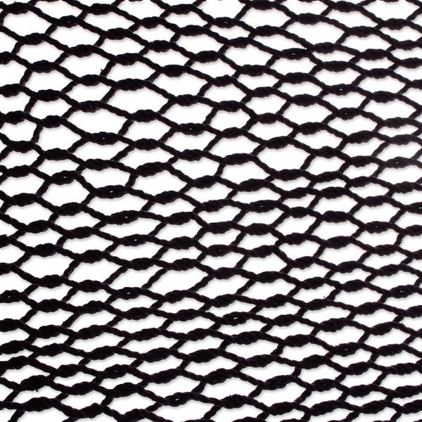 Alternate image for Black Hammock with Macrame Panels Double Mirage in Black