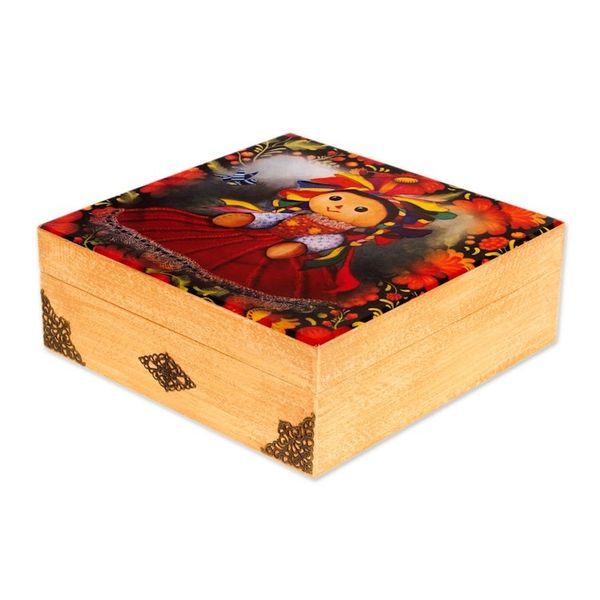 Alternate image for Oaxacan Motif Decoupage Jewelry Box My Maria