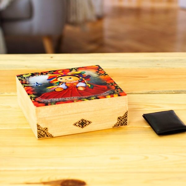 Alternate image for Oaxacan Motif Decoupage Jewelry Box My Maria