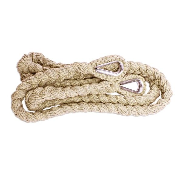 Alternate image for Hand Woven Grey Cotton Hammock Double Mirage in Grey