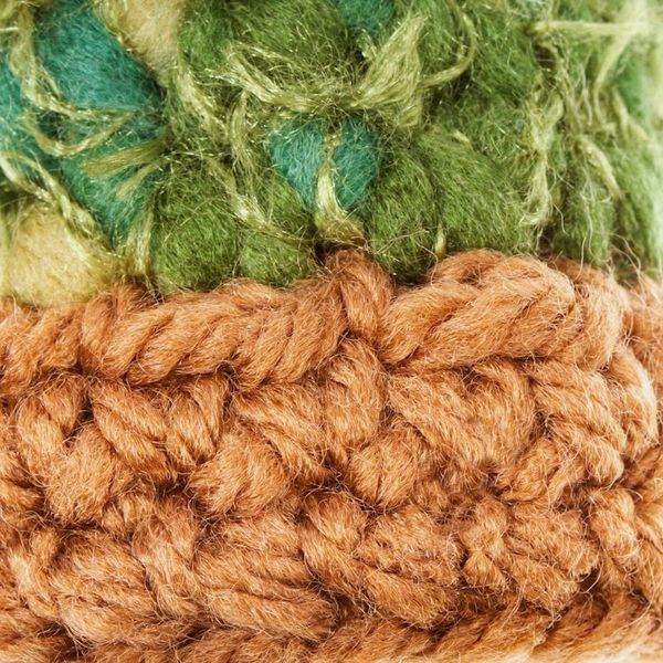 Alternate image for Unique Crocheted Cactus Christmas Ornaments Pair Christmas Cacti