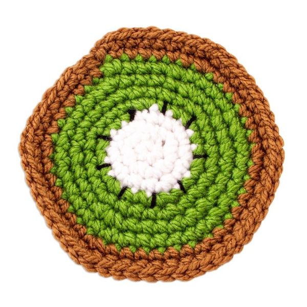 Alternate image for Fruit-Themed Crocheted Coasters Set of 4 Juicy Fruit