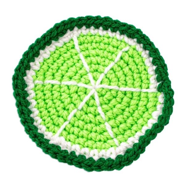Alternate image for Fruit-Themed Crocheted Coasters Set of 4 Juicy Fruit