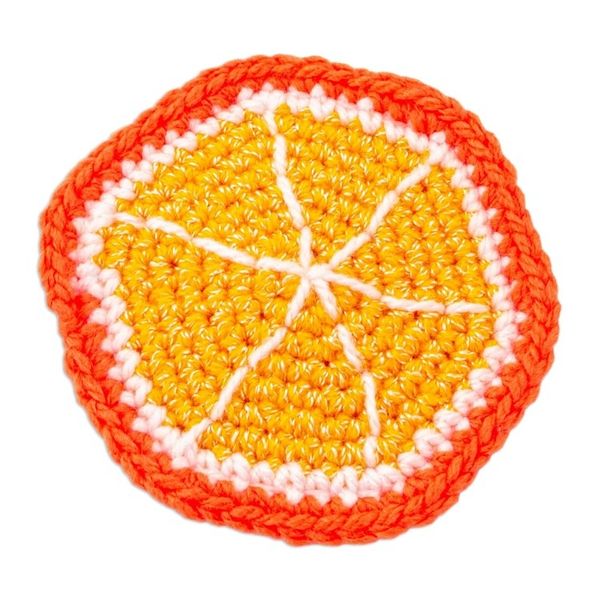 Alternate image for Fruit-Themed Crocheted Coasters Set of 4 Juicy Fruit