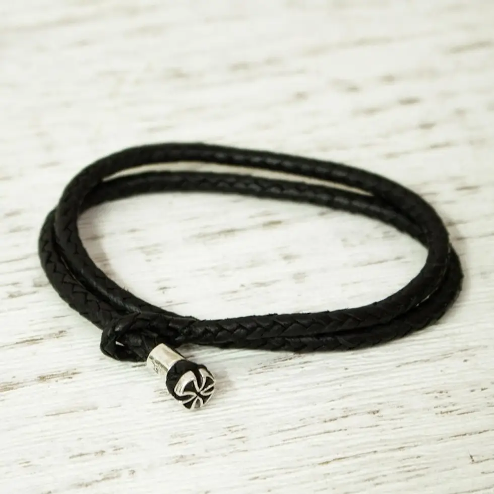 Maltese Cross Motif Wrap Bracelet 'Cross of Malta'