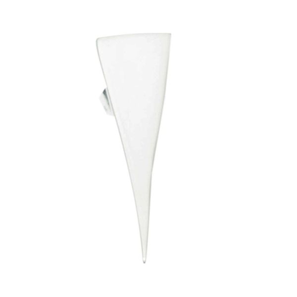 Alternate image for Individual Geometric 950 Fine Silver Earring from Taxco Omega
