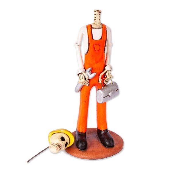 Alternate image for Hand Crafted Ceramic Catrin Figurine Tradesman Catrin
