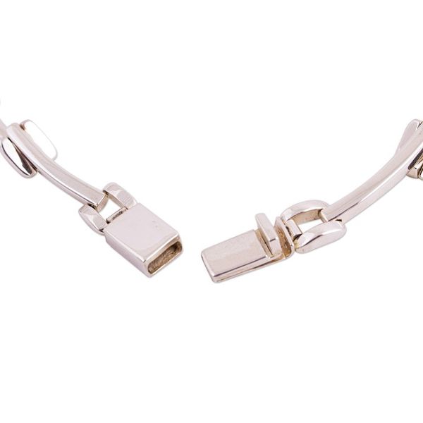 Alternate image for Taxco Silver Square Link Geometric Necklace from Mexico Square Links