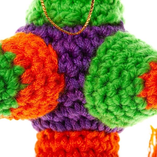 Alternate image for Hand Crocheted Colorful Piata Ornaments Pair Piata Cheer