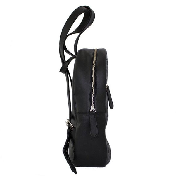 Alternate image for Floral Pattern Leather Backpack in Black from Mexico Onyx Floral Artisan