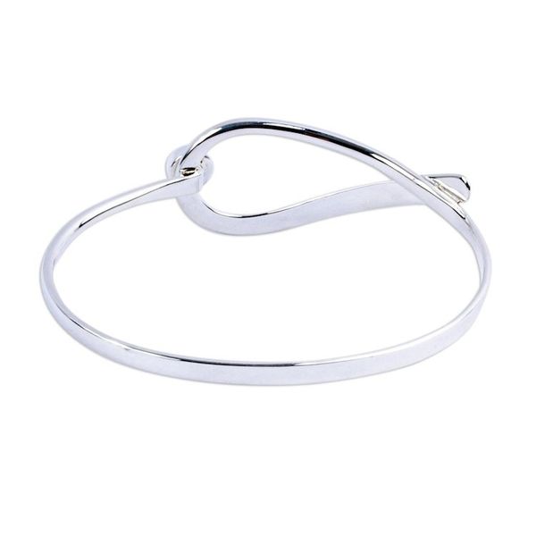 Alternate image for Sterling Silver Droplet Modern Bracelet from Taxco Shimmering Droplet