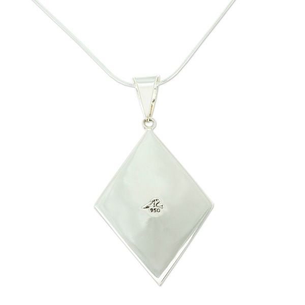 Alternate image for Modern Cultured Pearl and Taxco Silver Necklace from Mexico Venus