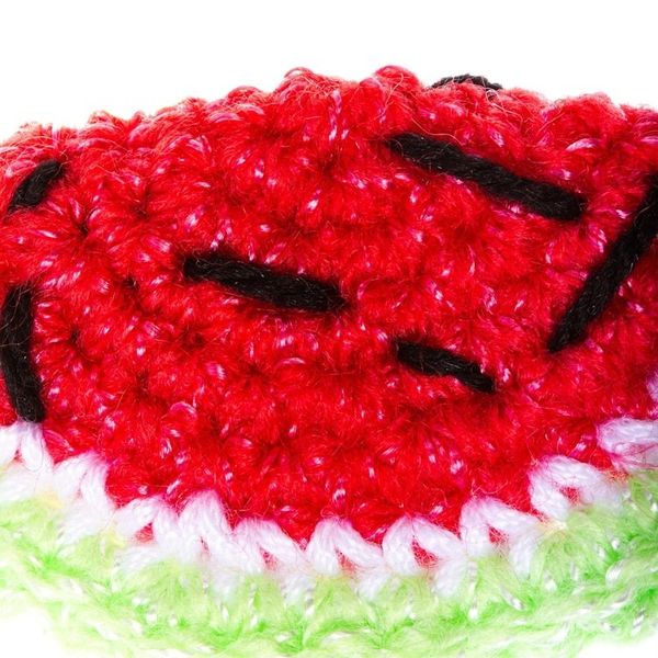 Alternate image for Artisan Crafted Watermelon Ornaments Pair Sweet Slice