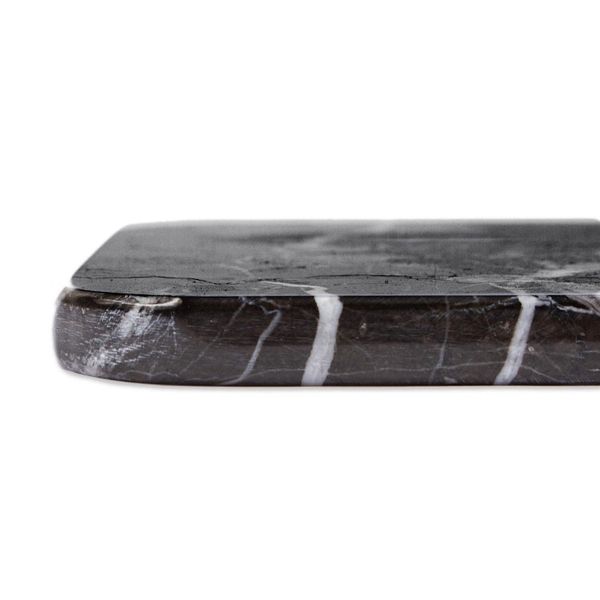Alternate image for Black and White Marble Cheese Board from Mexico Elegant Veins