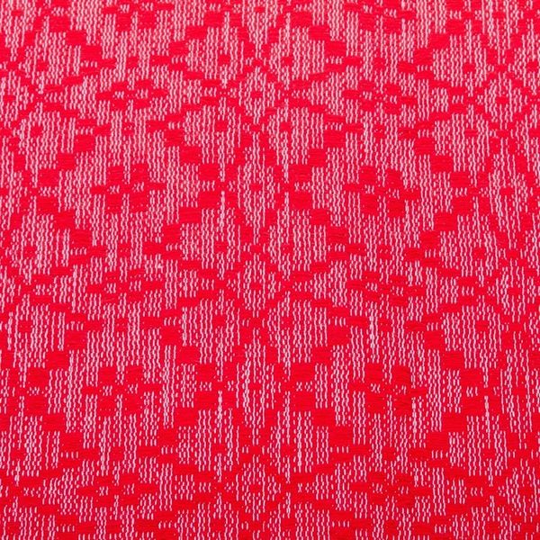 Alternate image for Red Hand Woven Cotton Cushion Cover Oaxaca Diamonds in Chili