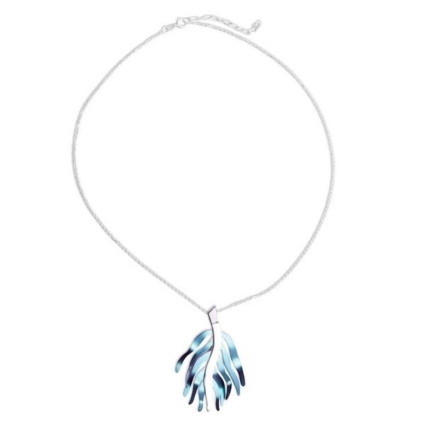 Alternate image for Titanium Coral Pendant Necklace from Mexico Swaying Coral