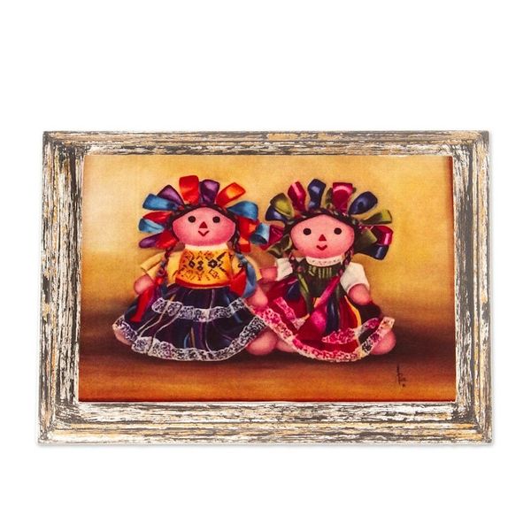 Alternate image for Decoupage Jewelry Box with Maria Doll Design from Mexico Maria Doll