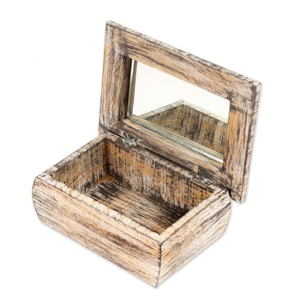 Alternate image for Decoupage Jewelry Box with Maria Doll Design from Mexico Maria Doll