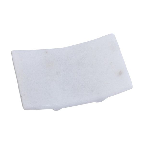 Alternate image for Natural White Marble and Onyx Bath Set 8 Pieces Elite