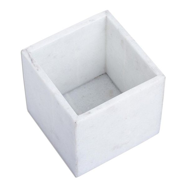 Alternate image for Natural White Marble and Onyx Bath Set 8 Pieces Elite