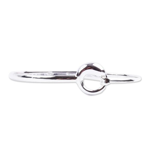 Alternate image for Modern Sterling Silver Tadpole Bangle Bracelet from Taxco Tadpole