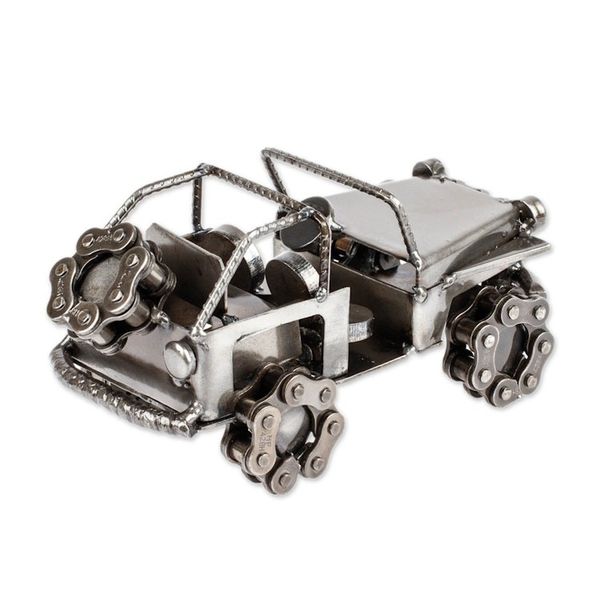 Alternate image for Recycled Auto Parts Rustic Jeep Sculpture Rustic Jeep