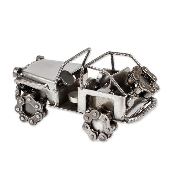 Alternate image for Recycled Auto Parts Rustic Jeep Sculpture Rustic Jeep
