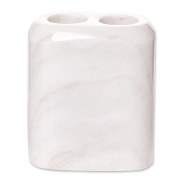 Alternate image for Handcrafted Marble Bath Accessory Set 5 Pieces Vanity Fair in Beige